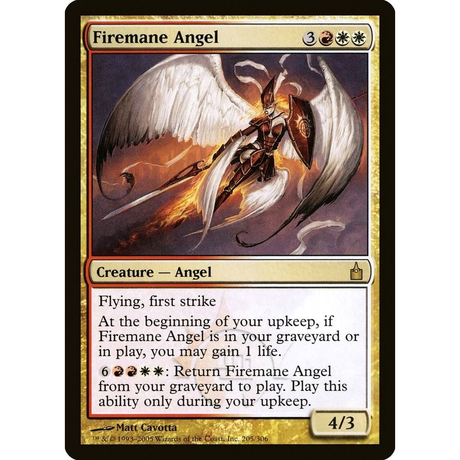 Image for Firemane Angel (205) (RAV) - Magic: The Gathering