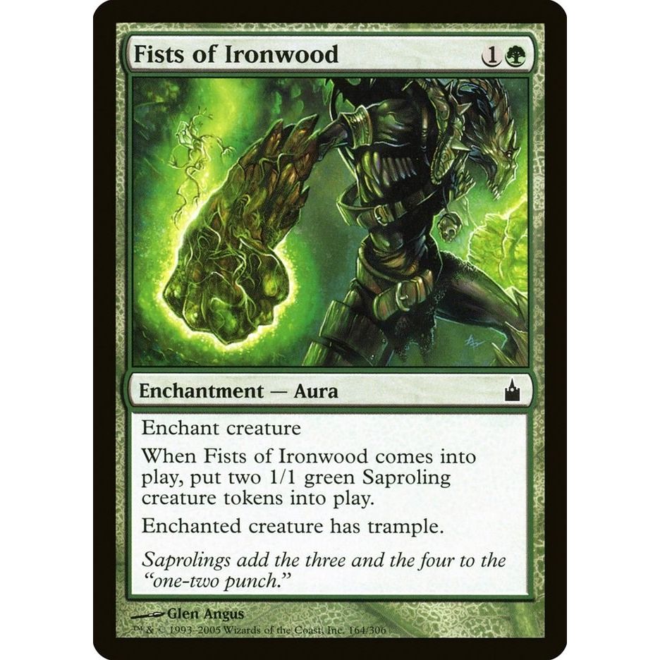 Image for Fists of Ironwood (164) (RAV) - Magic: The Gathering