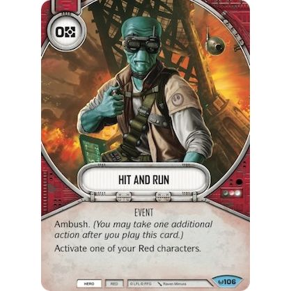 Image for Hit And Run (106) (AW) - Star Wars: Destiny
