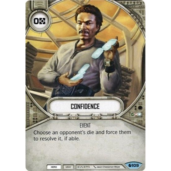Image for Confidence (109) (SR) - Star Wars: Destiny