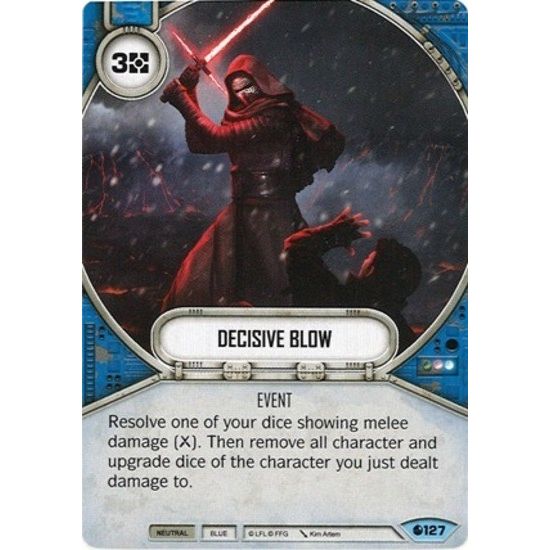 Image for Decisive Blow (127) (SR) - Star Wars: Destiny