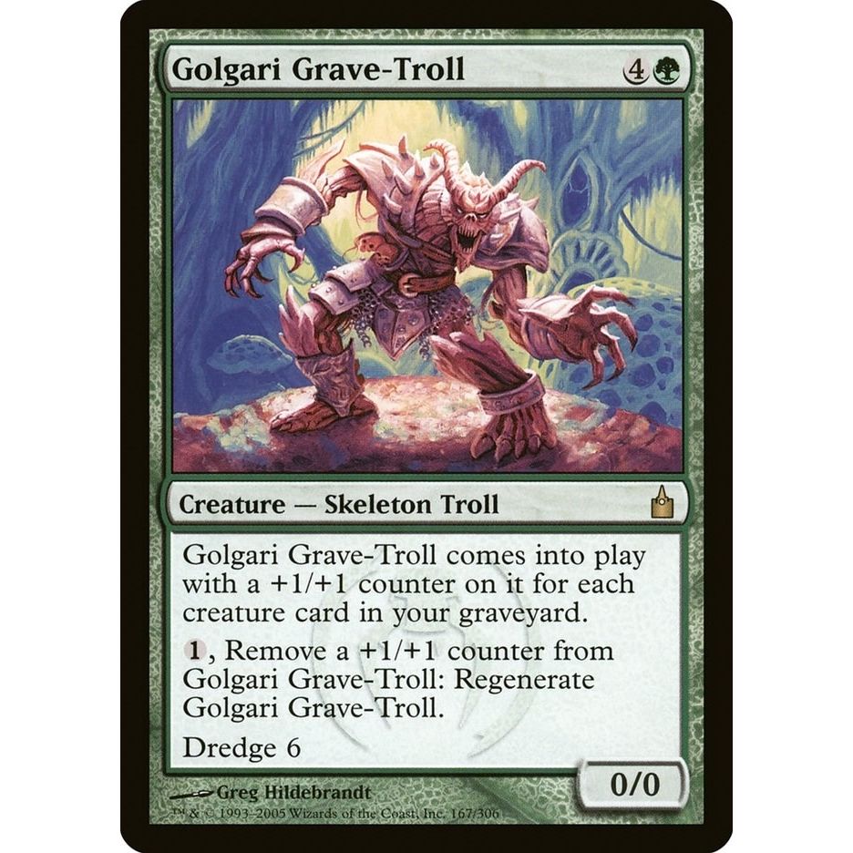Image for Golgari Grave-Troll (167) (RAV) - Magic: The Gathering