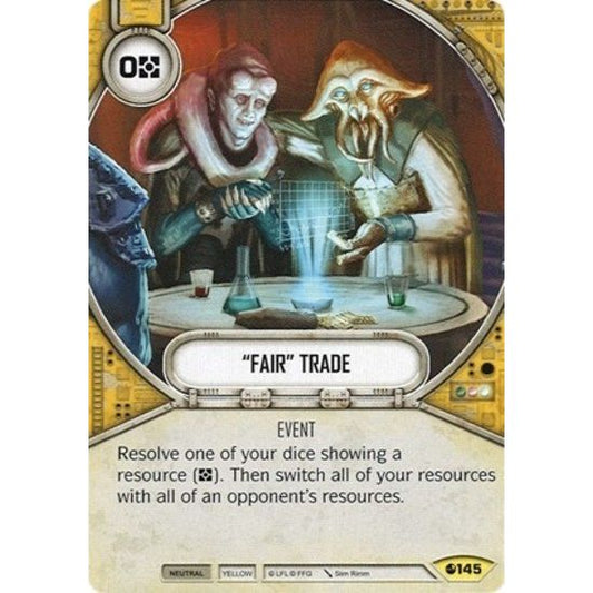 Image for "Fair" Trade (145) (SR) - Star Wars: Destiny