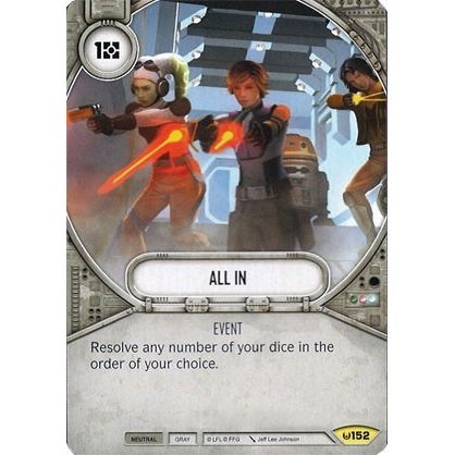 Image for All In (152) (AW) - Star Wars: Destiny