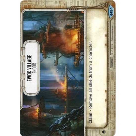 Image for Ewok Village - Endor (154) (SR) - Star Wars: Destiny