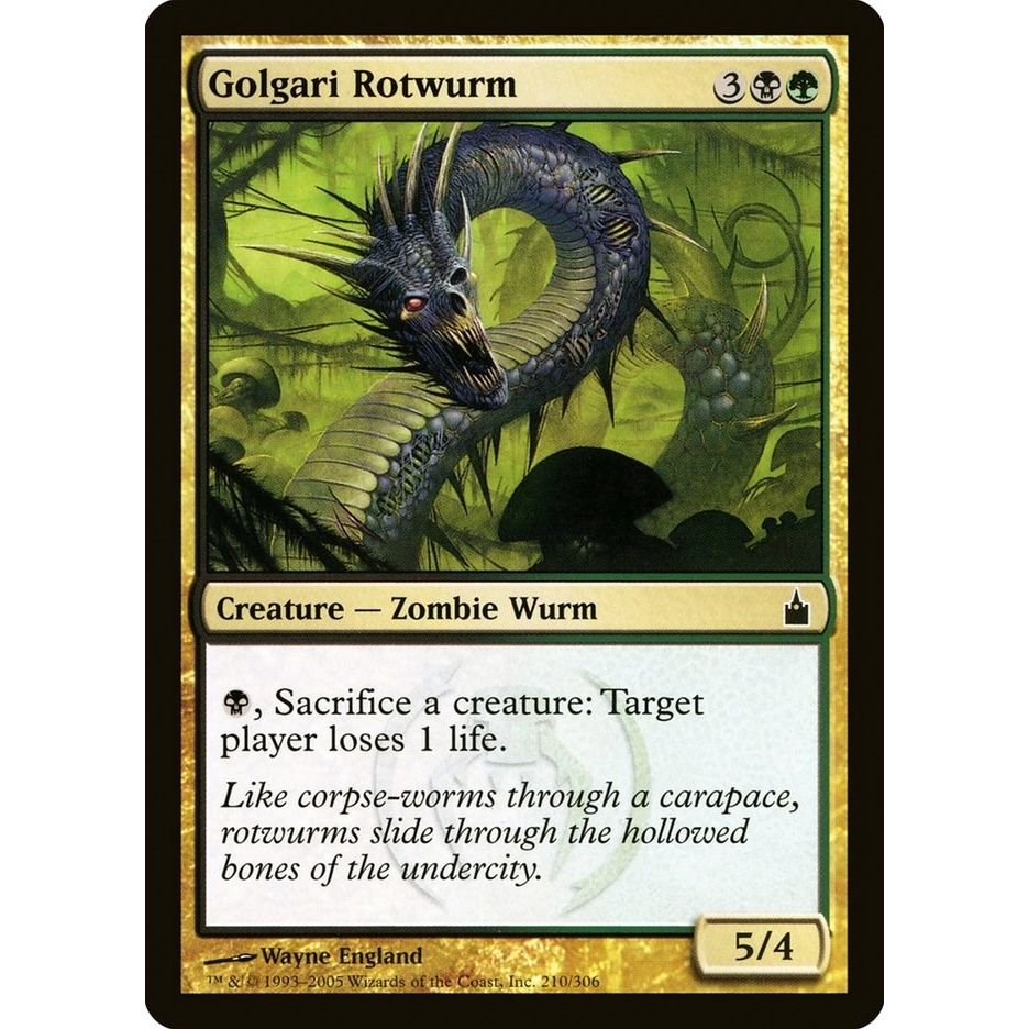Image for Golgari Rotwurm (210) (RAV) - Magic: The Gathering