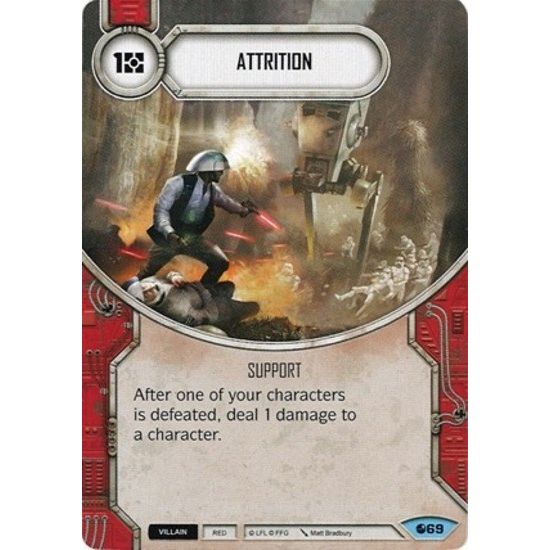 Image for Attrition (69) (SR) - Star Wars: Destiny