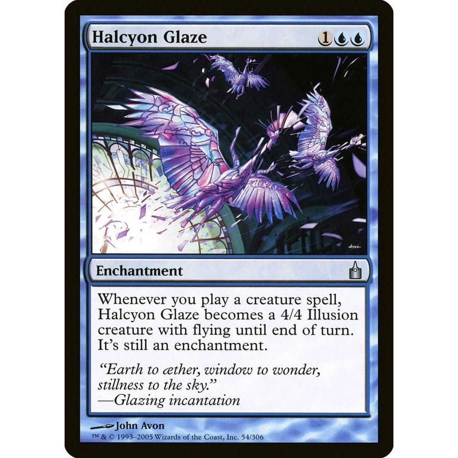 Image for Halcyon Glaze (54) (RAV) - Magic: The Gathering