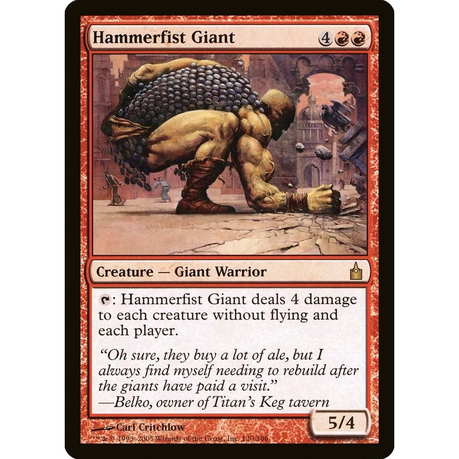 Image for Hammerfist Giant (130) (RAV) - Magic: The Gathering
