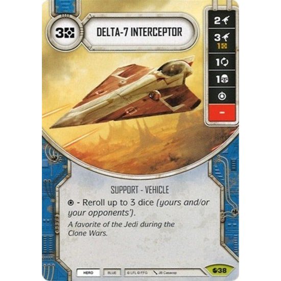 Image for Delta-7 Interceptor (38) (SR) - Star Wars: Destiny