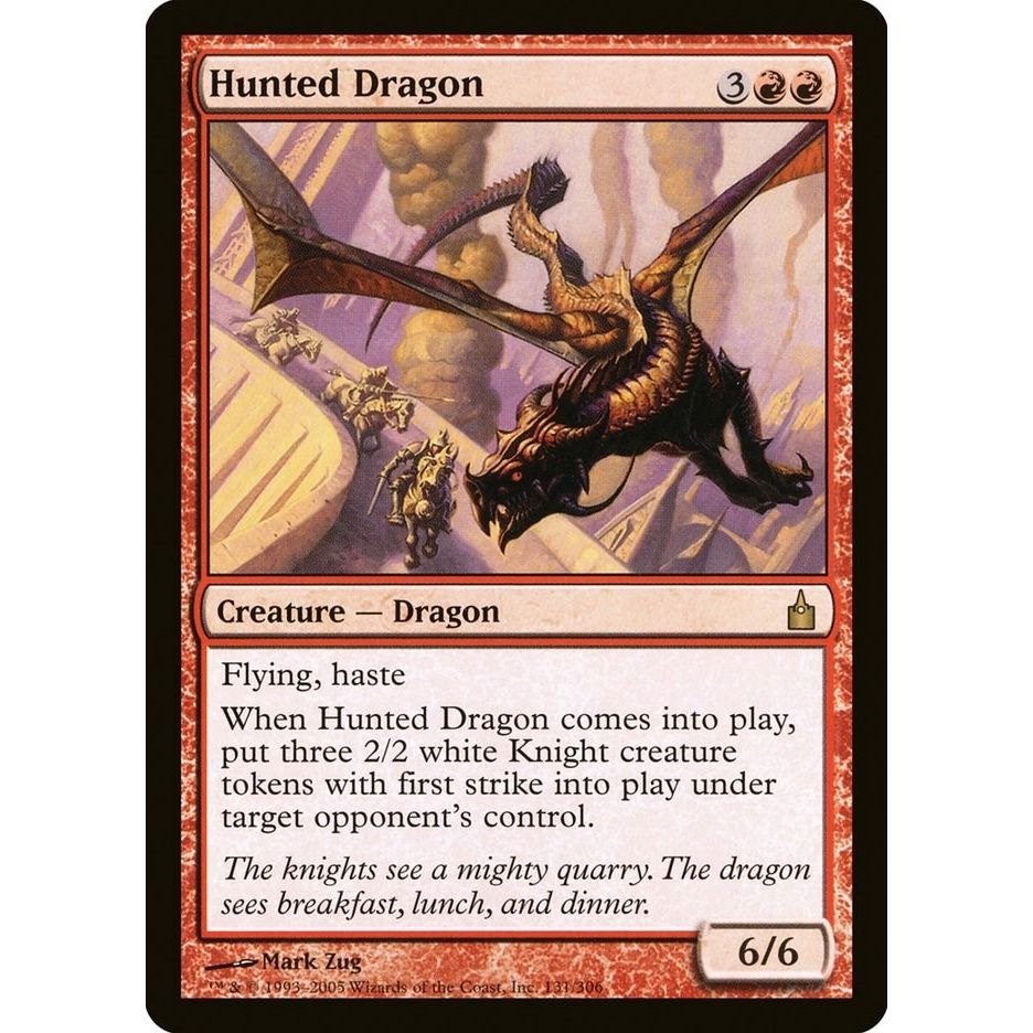 Image for Hunted Dragon (131) (RAV) - Magic: The Gathering