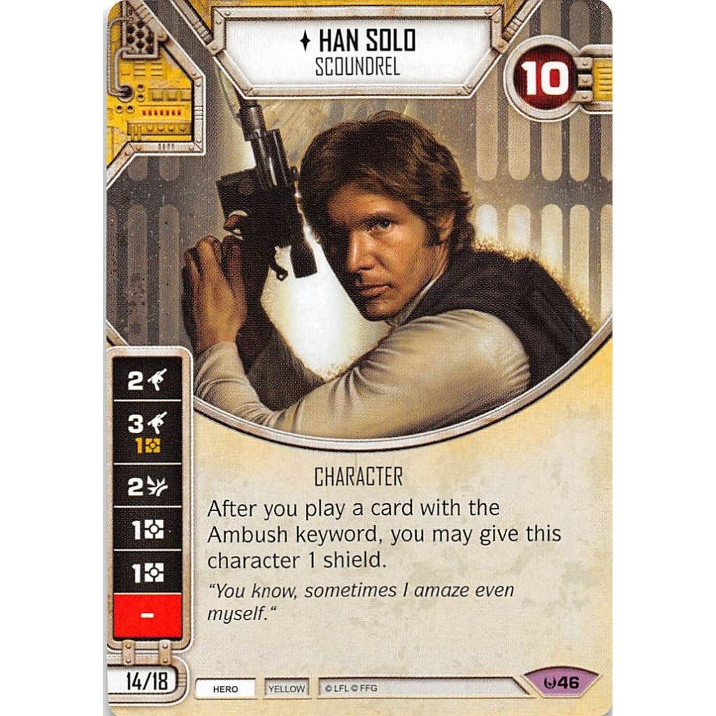 Image for Han Solo - Scoundrel (46) (AW) - Star Wars: Destiny