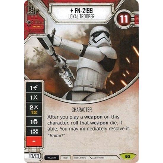 Image for FN-2199 - Loyal Trooper (Card Only) (2) (SR) - Star Wars: Destiny