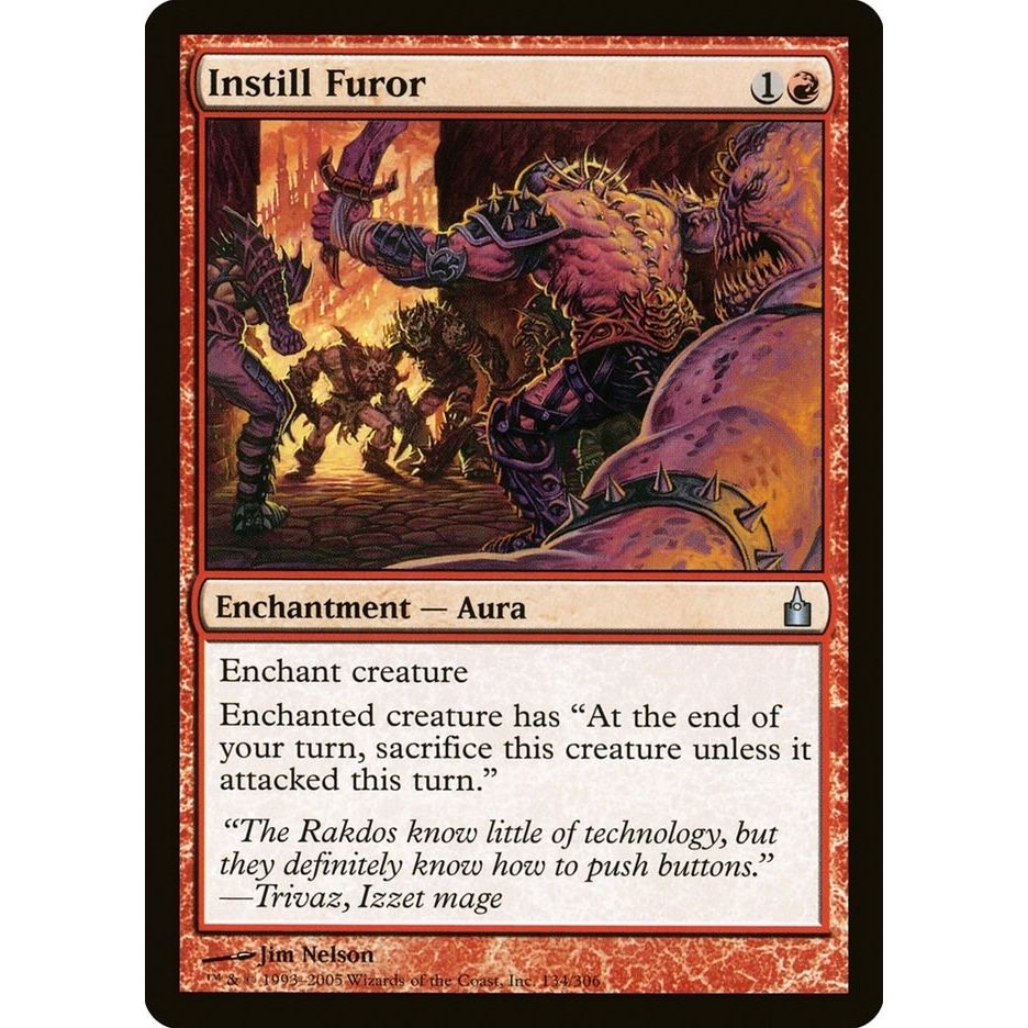 Image for Instill Furor (134) (RAV) - Magic: The Gathering