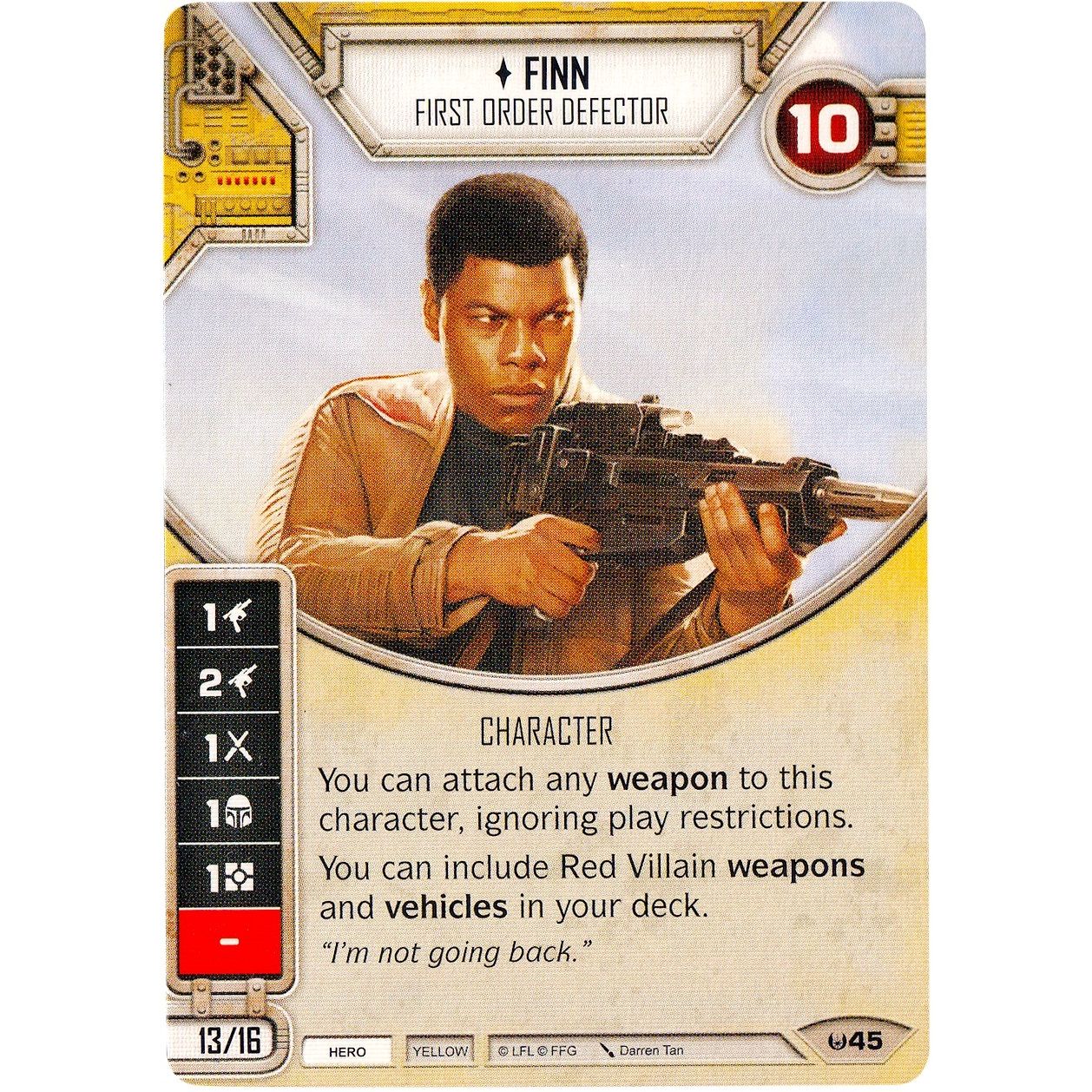 Image for Finn - First Order Defector (Card Only) (45) (AW) - Star Wars: Destiny