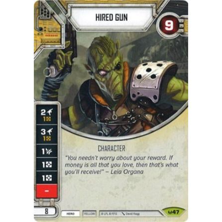 Image for Hired Gun (Card Only) (47) (AW) - Star Wars: Destiny