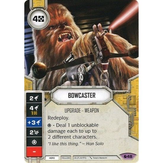 Image for Bowcaster (Card Only) (48) (SR) - Star Wars: Destiny