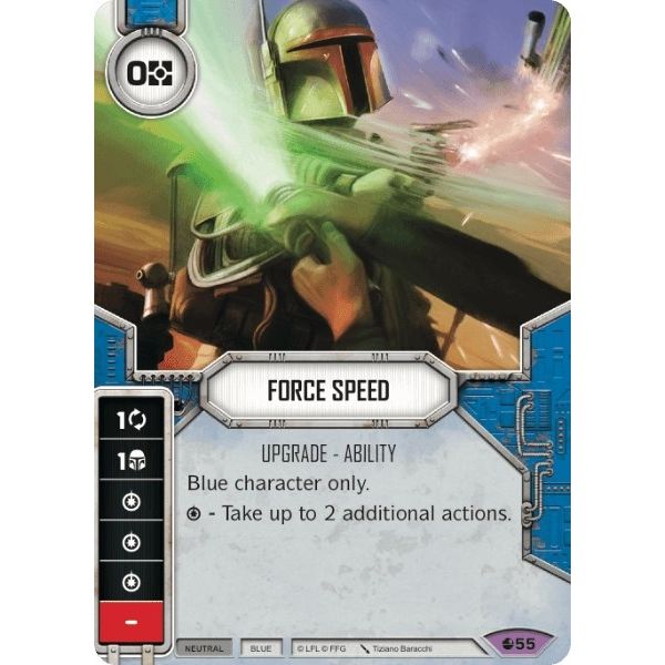 Image for Force Speed (Card Only) (55) (SR) - Star Wars: Destiny