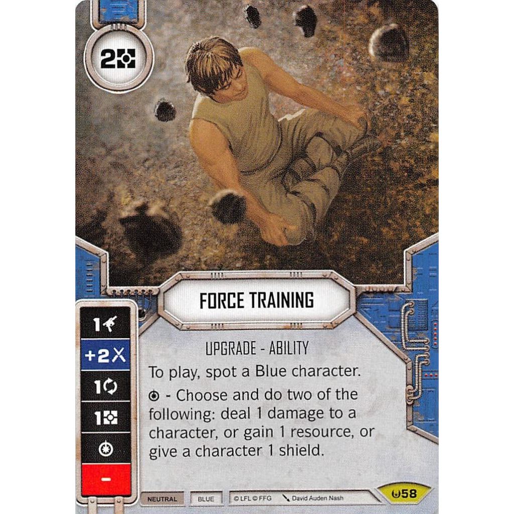 Image for Force Training (Card Only) (58) (AW) - Star Wars: Destiny