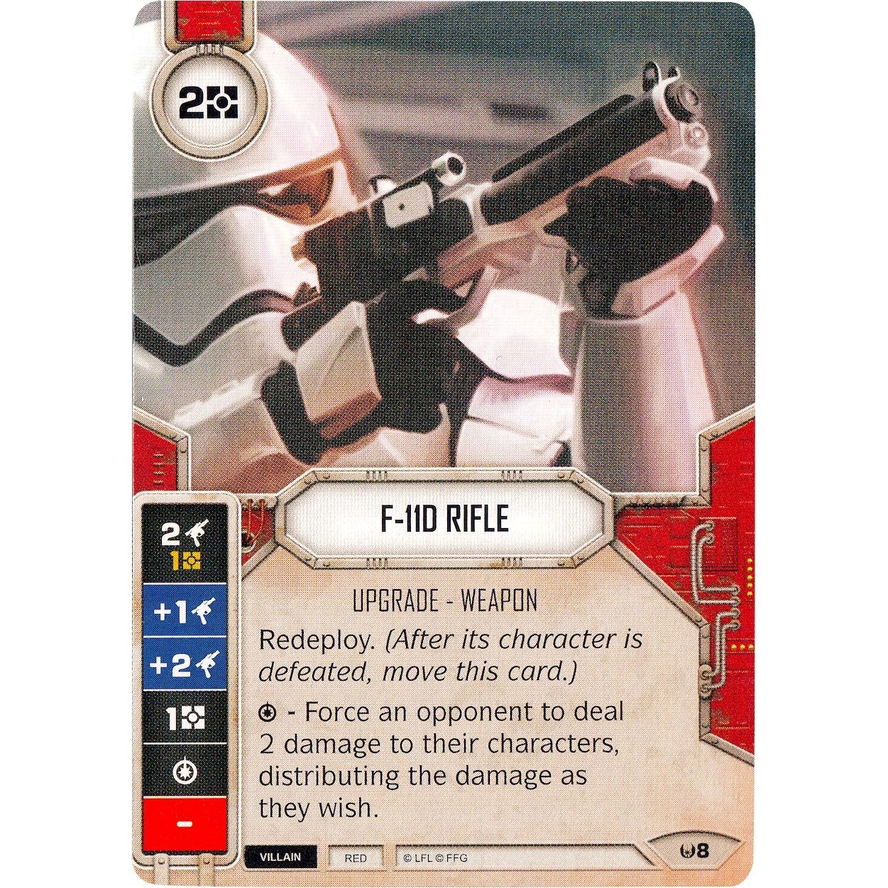 Image for F-11D Rifle (Card Only) (8) (AW) - Star Wars: Destiny