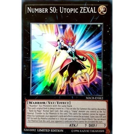 Image for Number S0: Utopic ZEXAL (MACR-ENSE2) (MACR) - YuGiOh