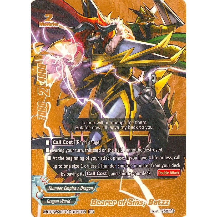 Image for Bearer of Sins, Batzz (BR) (X-BT01A-CP01/BR01EN) (X-BT01A) - Future Card BuddyFight