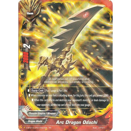 Image for Arc Dragon Odachi (X-BT01A-CP01/0022EN) (X-BT01A) - Future Card BuddyFight