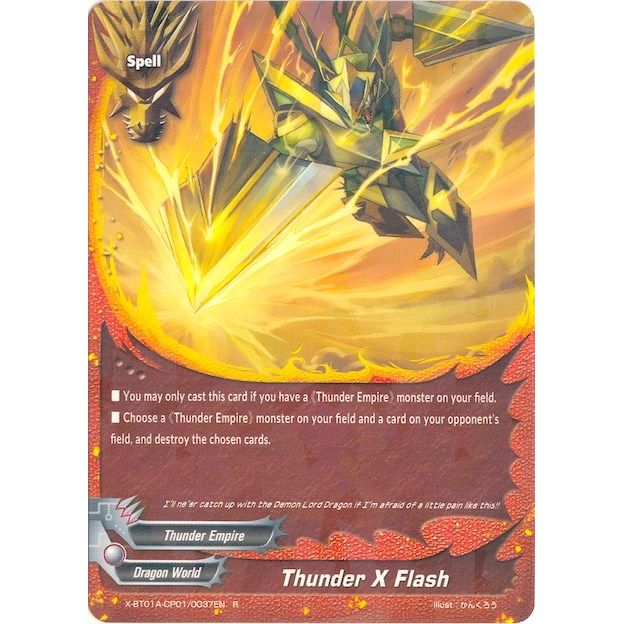 Image for Thunder X Flash (X-BT01A-CP01/0037EN) (X-BT01A) - Future Card BuddyFight