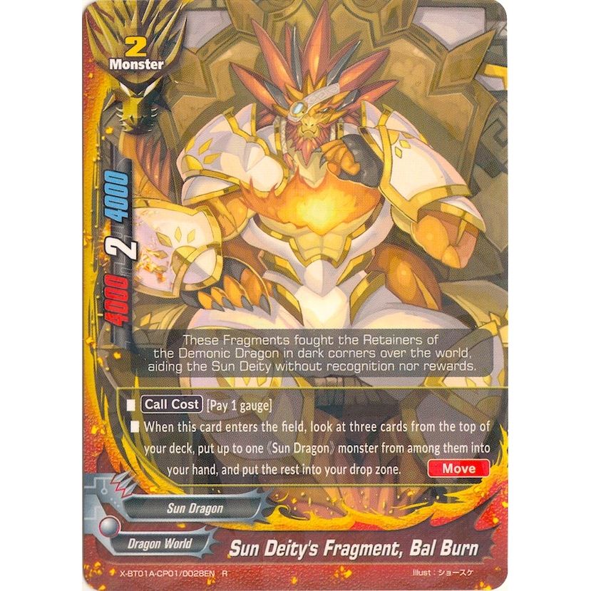 Image for Sun Deity's Fragment, Bal Burn (X-BT01A-CP01/0028EN) (X-BT01A) - Future Card BuddyFight