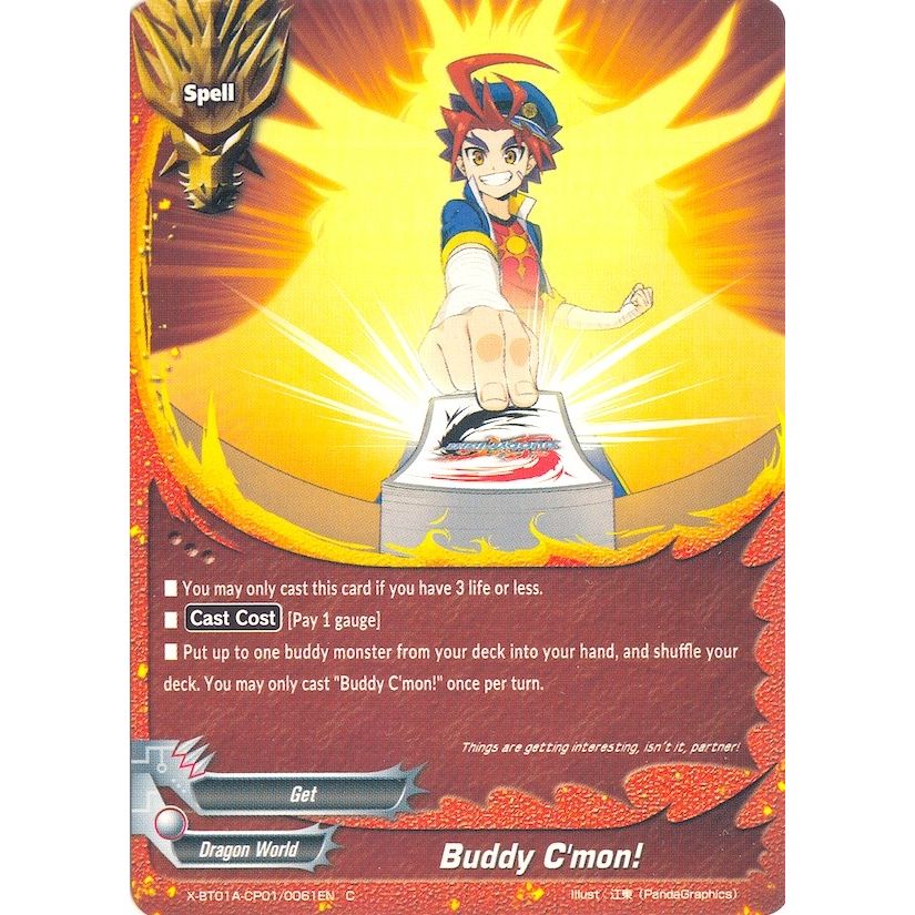 Image for Buddy C'mon! (X-BT01A-CP01/0061EN) (X-BT01A) - Future Card BuddyFight