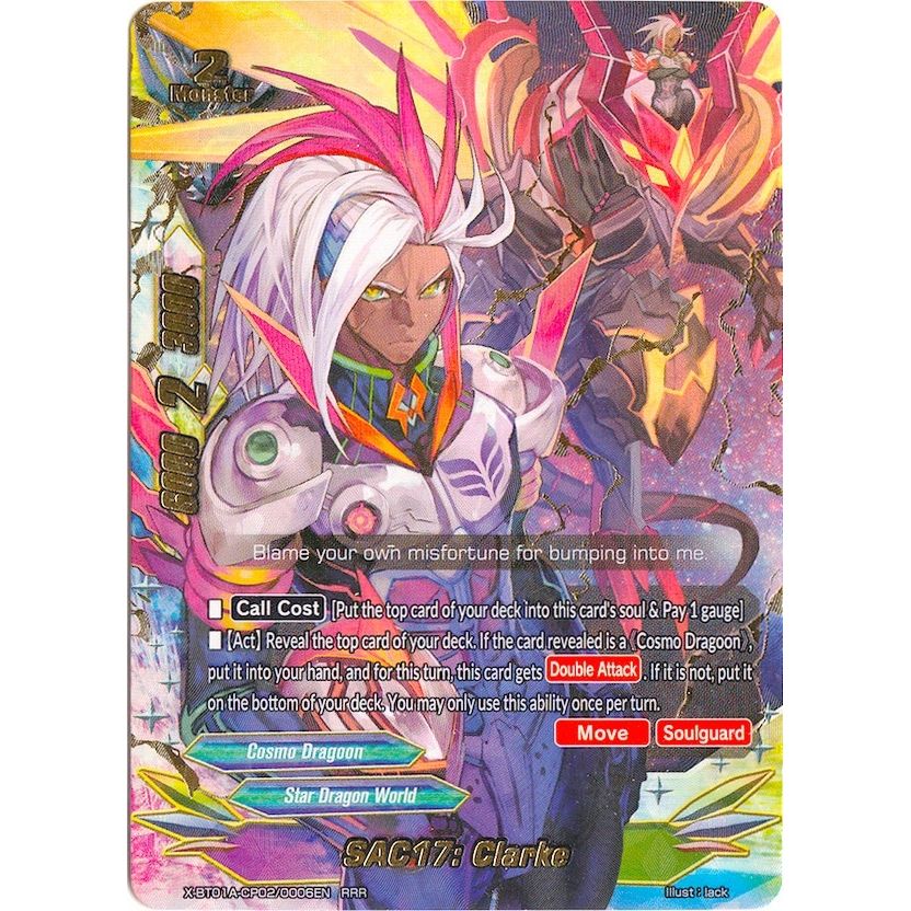 Image for SAC17: Clarke (X-BT01A-CP02/0006EN) (X-BT01A) - Future Card BuddyFight