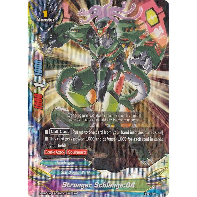 Image for Stronger Schlange:04 (X-BT01A-CP02/0015EN) (X-BT01A) - Future Card BuddyFight