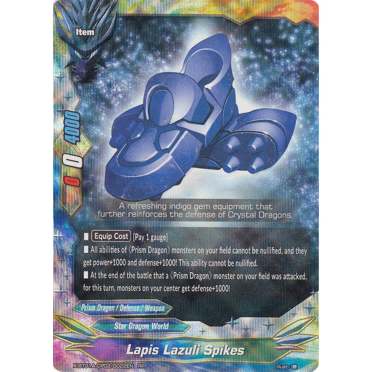 Image for Lapis Lazuli Spikes (X-BT01A-CP02/0022EN) (X-BT01A) - Future Card BuddyFight