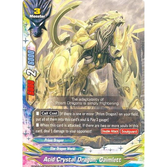 Image for Acid Crystal Dragon, Gaimlett (X-BT01A-CP02/0041EN) (X-BT01A) - Future Card BuddyFight