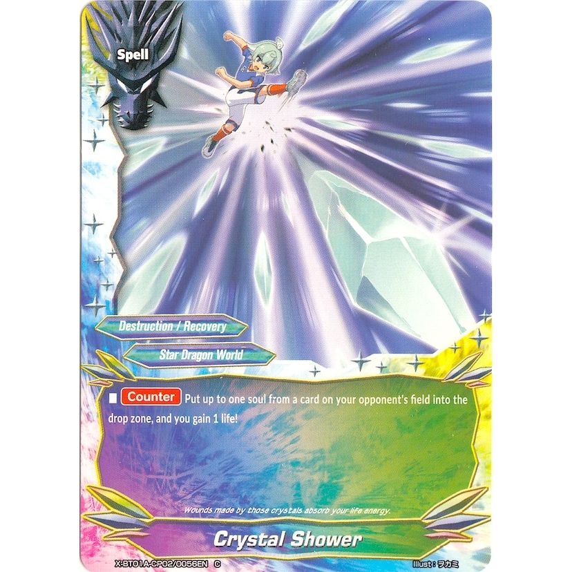 Image for Crystal Shower (X-BT01A-CP02/0056EN) (X-BT01A) - Future Card BuddyFight