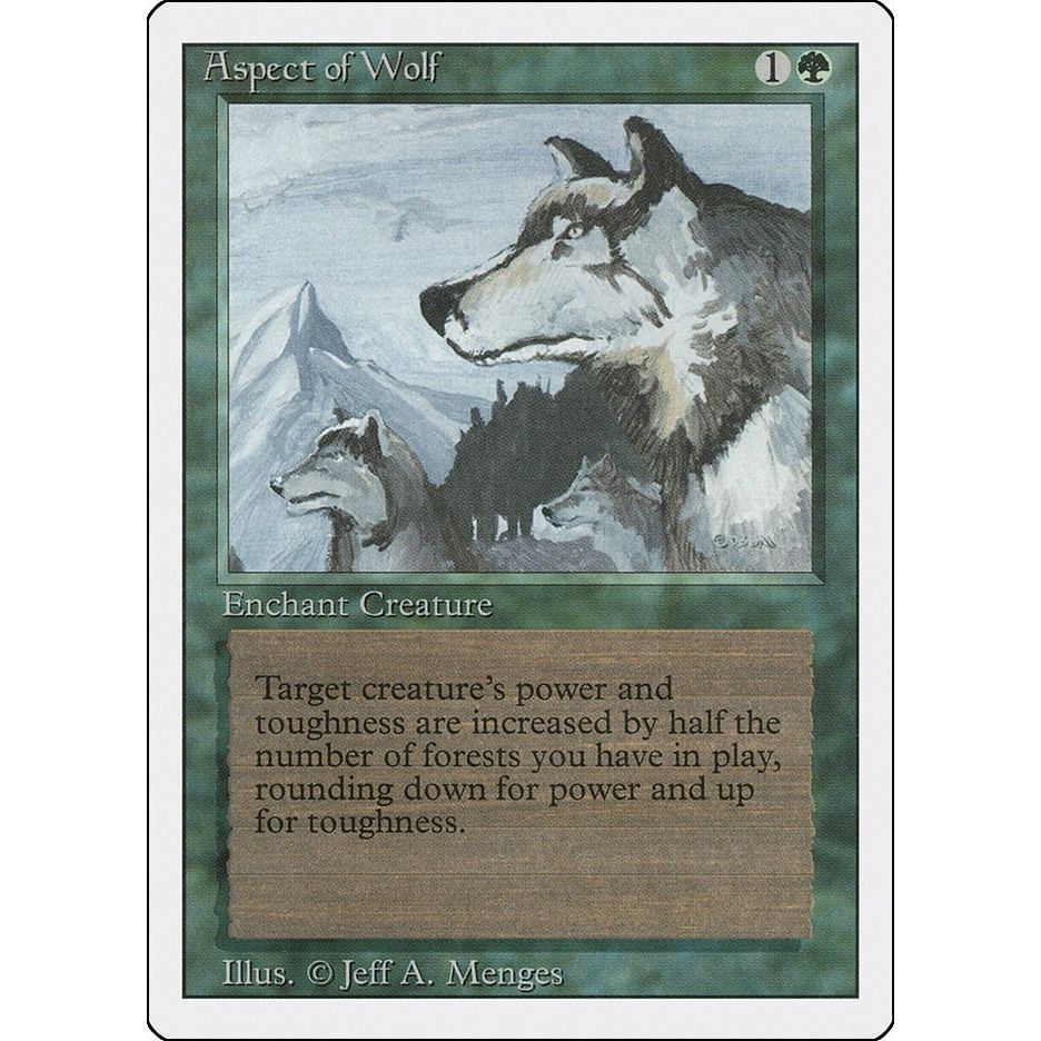 Image for Aspect of Wolf (3ED) - Magic: The Gathering