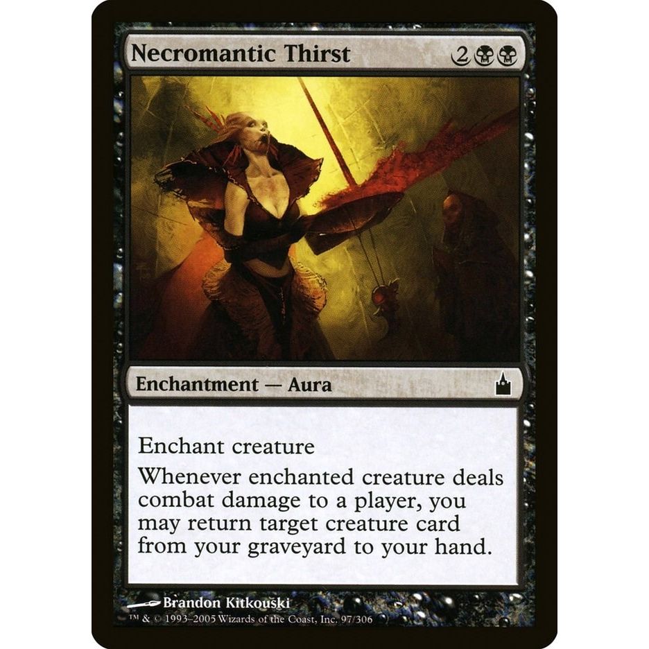 Image for Necromantic Thirst (97) (RAV) - Magic: The Gathering