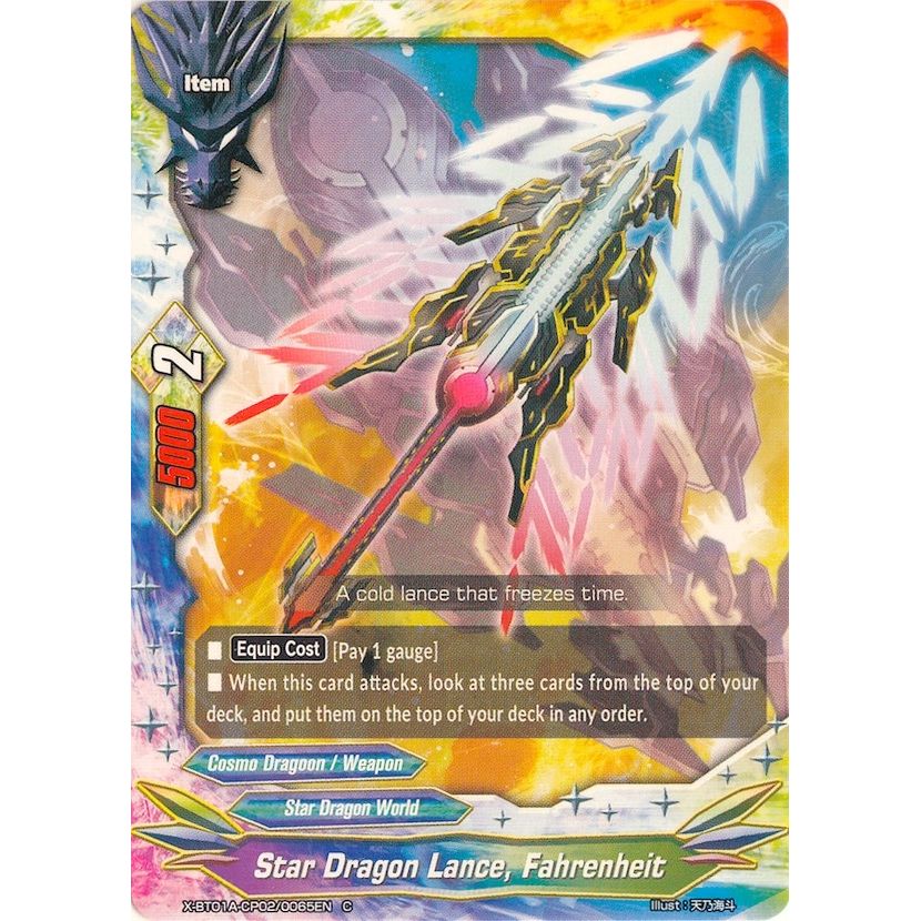 Image for Star Dragon Lance, Fahrenheit (X-BT01A-CP02/0065EN) (X-BT01A) - Future Card BuddyFight