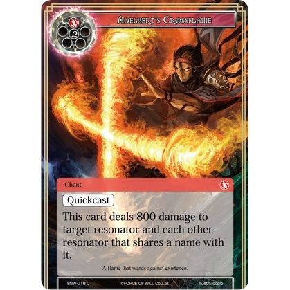 Image for Adelbert's Crossflame (ENW-018) (ENW) - Force of Will