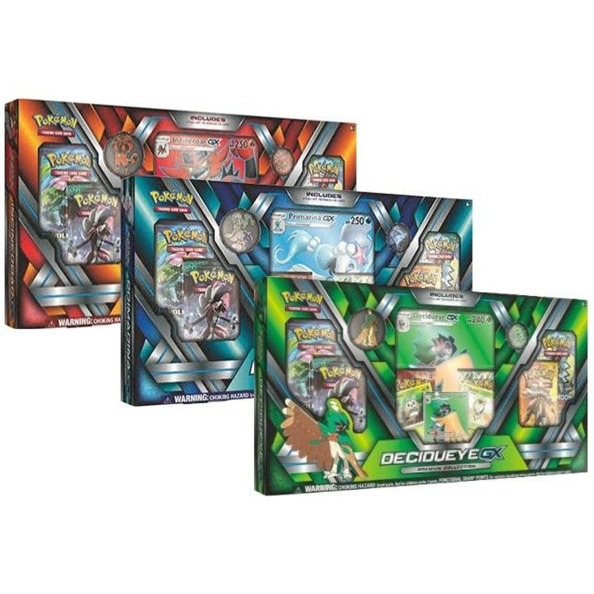 Image for Premium Collection [Set of 3] Decidueye GX, Primarina GX, & Incineroar GX - Pokemon