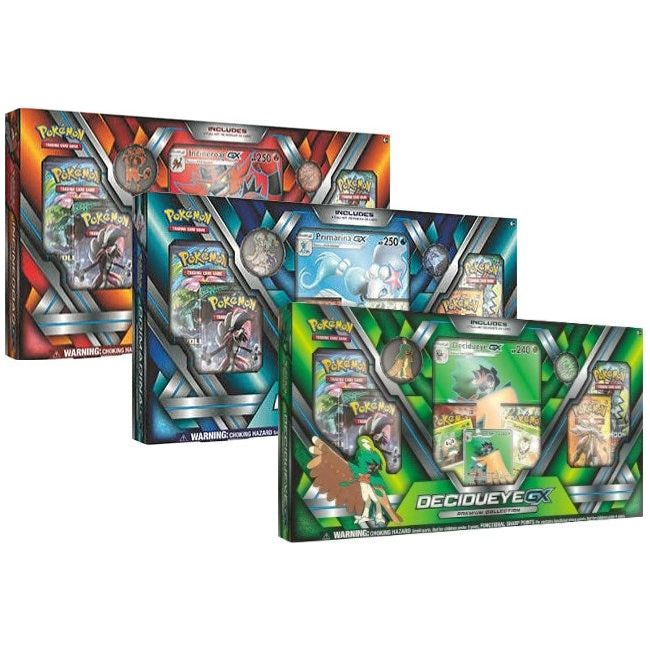 Image for Premium Collection [Set of 3] Decidueye GX, Primarina GX, & Incineroar GX - Pokemon