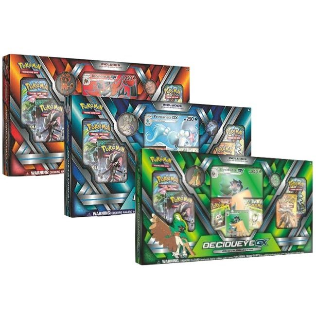 Image for Premium Collection [Set of 3] Decidueye GX, Primarina GX, & Incineroar GX - Pokemon