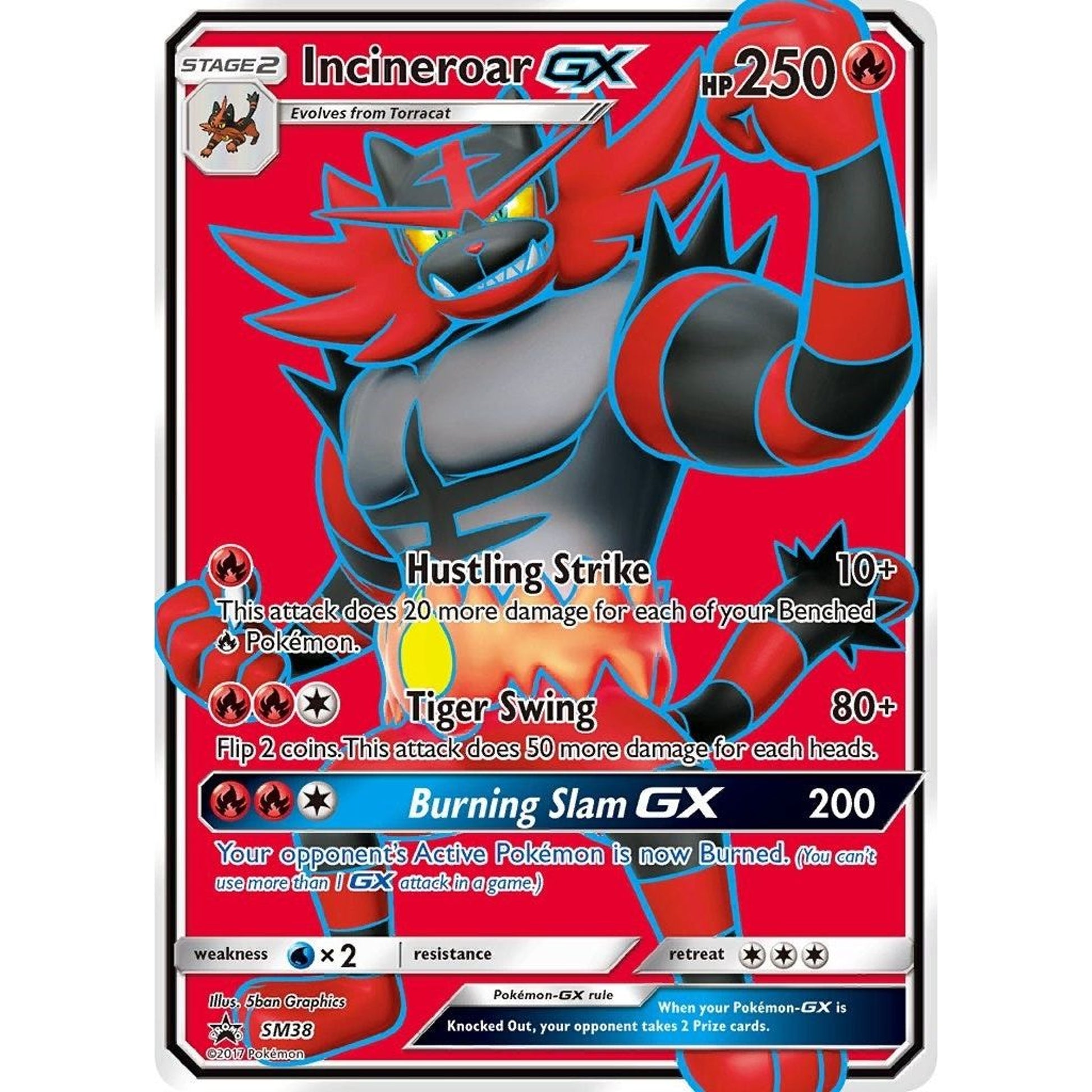 Image for Incineroar GX - SM38 (SM38) (SMP) - Pokemon