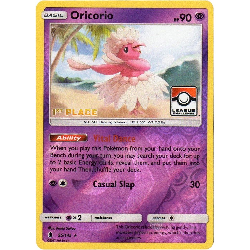 Image for Oricorio - 55/145 (League Challenge) [1st Place] (055/145) (PR) - Pokemon
