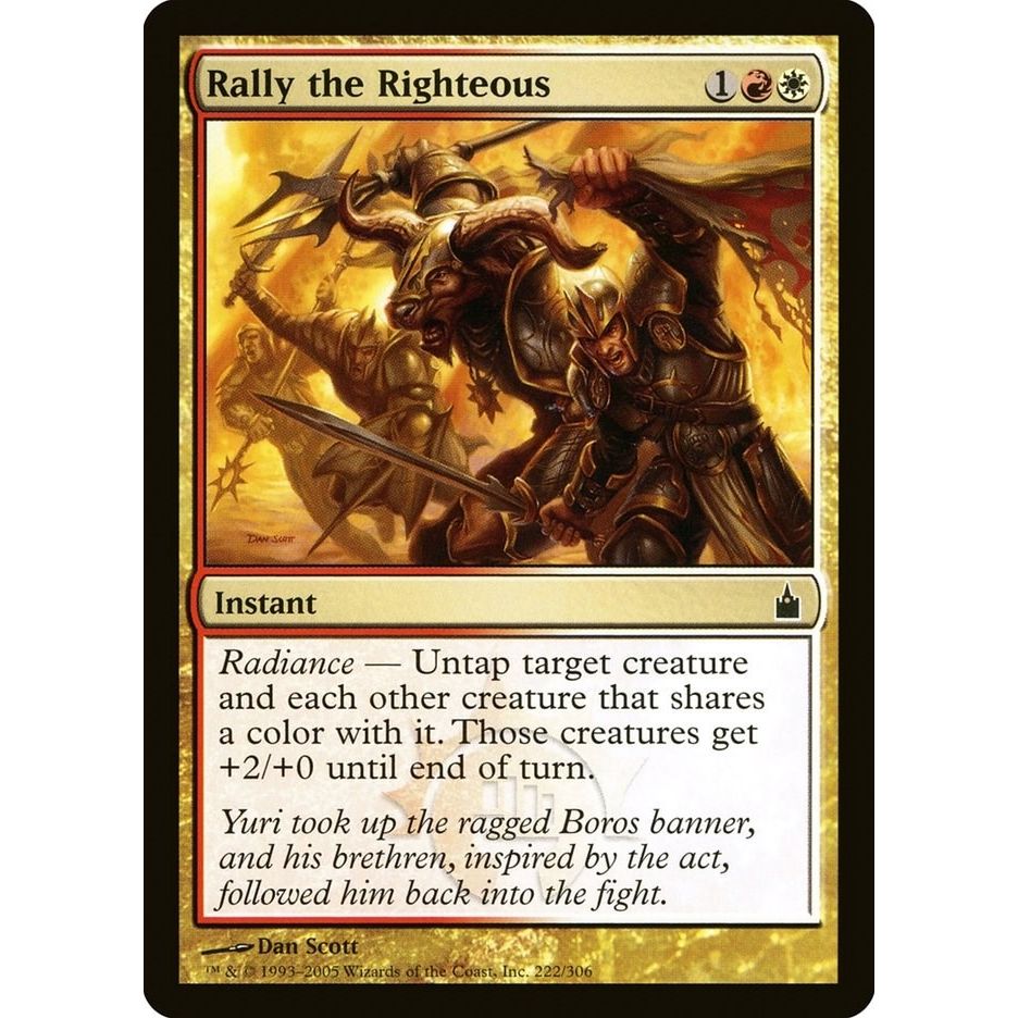 Image for Rally the Righteous (222) (RAV) - Magic: The Gathering