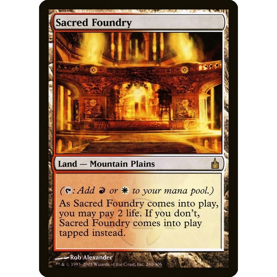 Image for Sacred Foundry (280) (RAV) - Magic: The Gathering