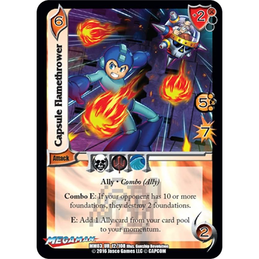 Image for Capsule Flamethrower (12) (MM02) - UniVersus