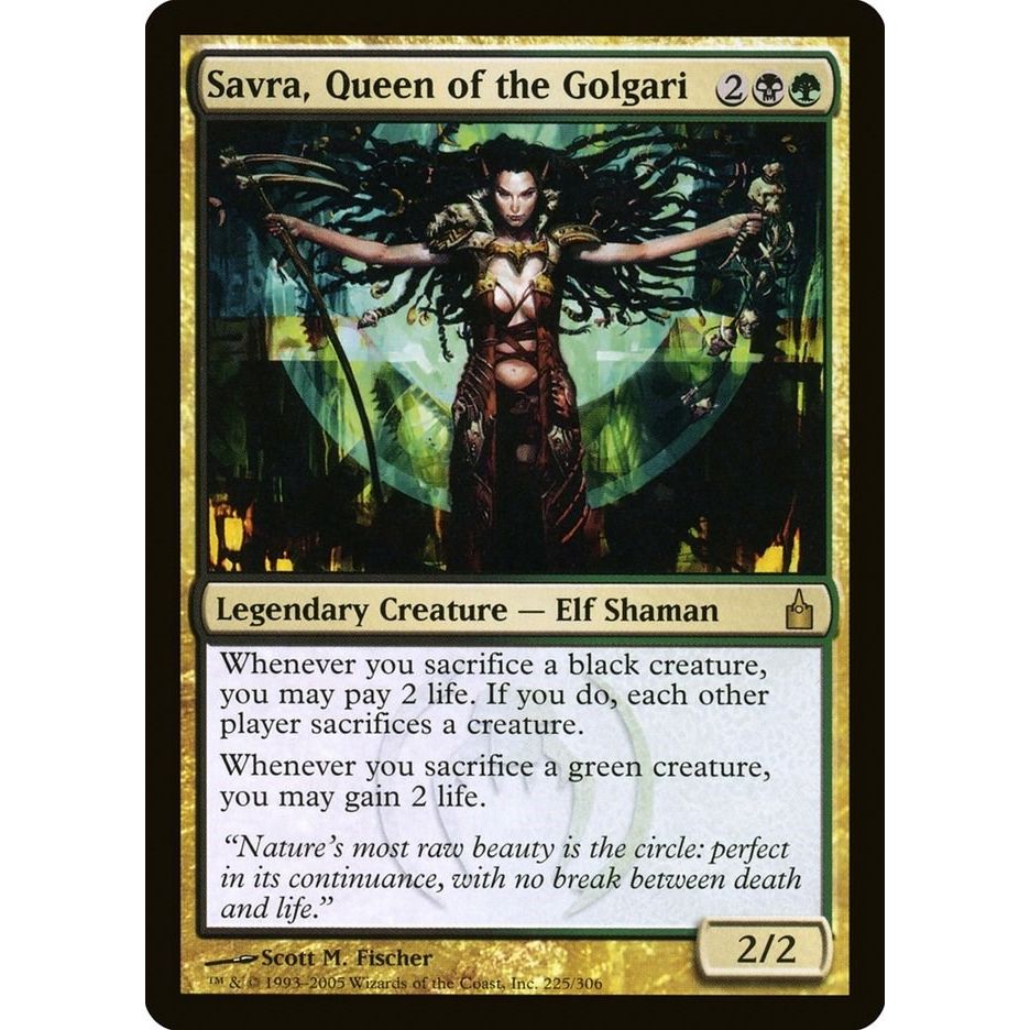 Image for Savra, Queen of the Golgari (225) (RAV) - Magic: The Gathering