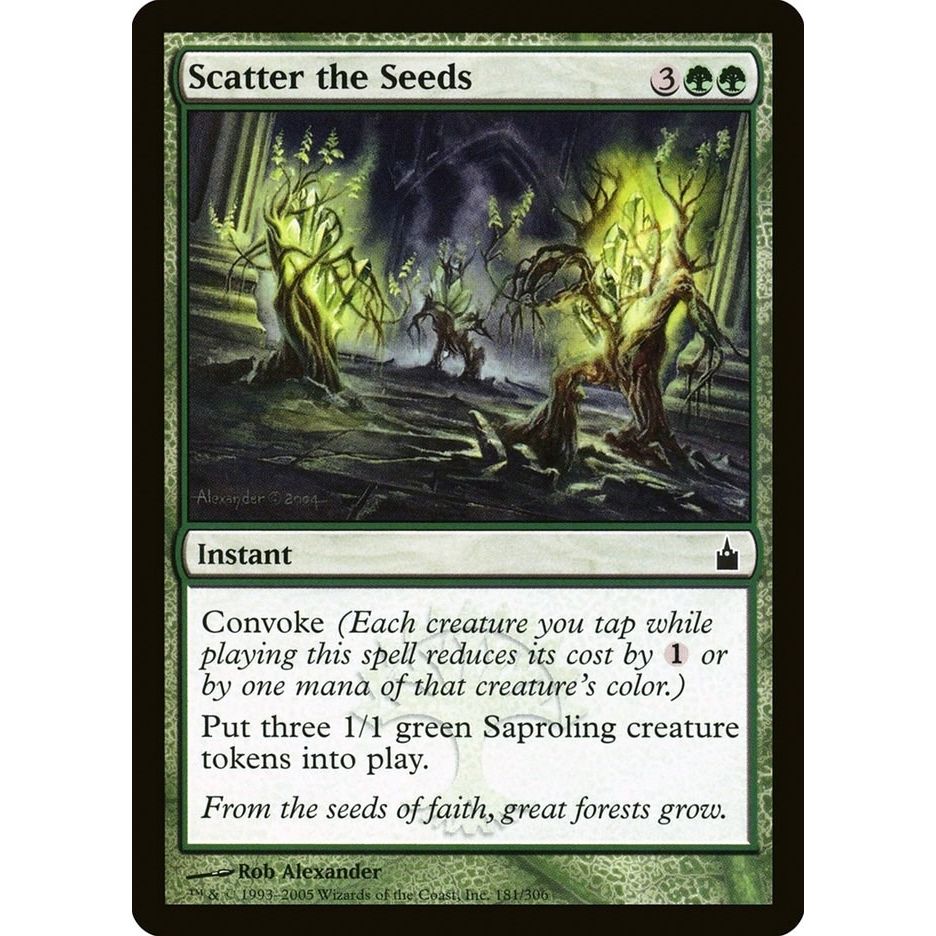 Image for Scatter the Seeds (181) (RAV) - Magic: The Gathering