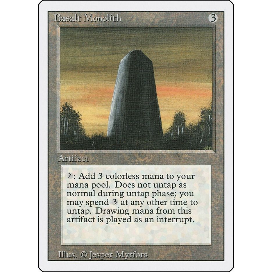 Image for Basalt Monolith (3ED) - Magic: The Gathering